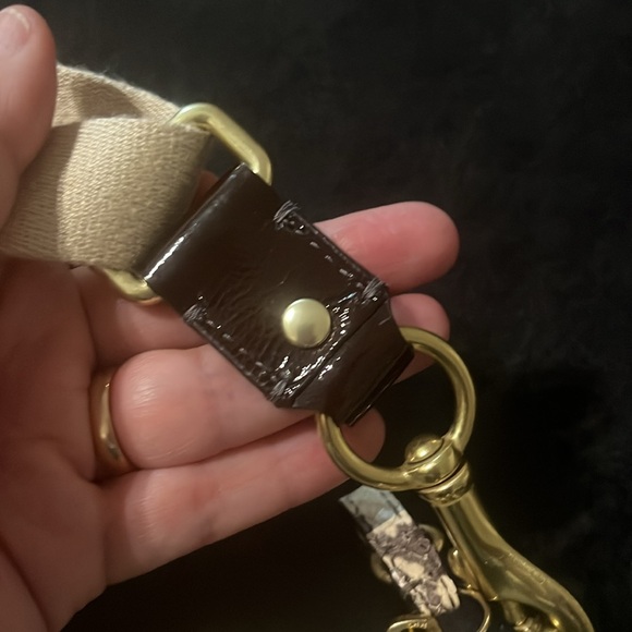 Coach Crossbody Purse with Python details - Picture 13 of 16